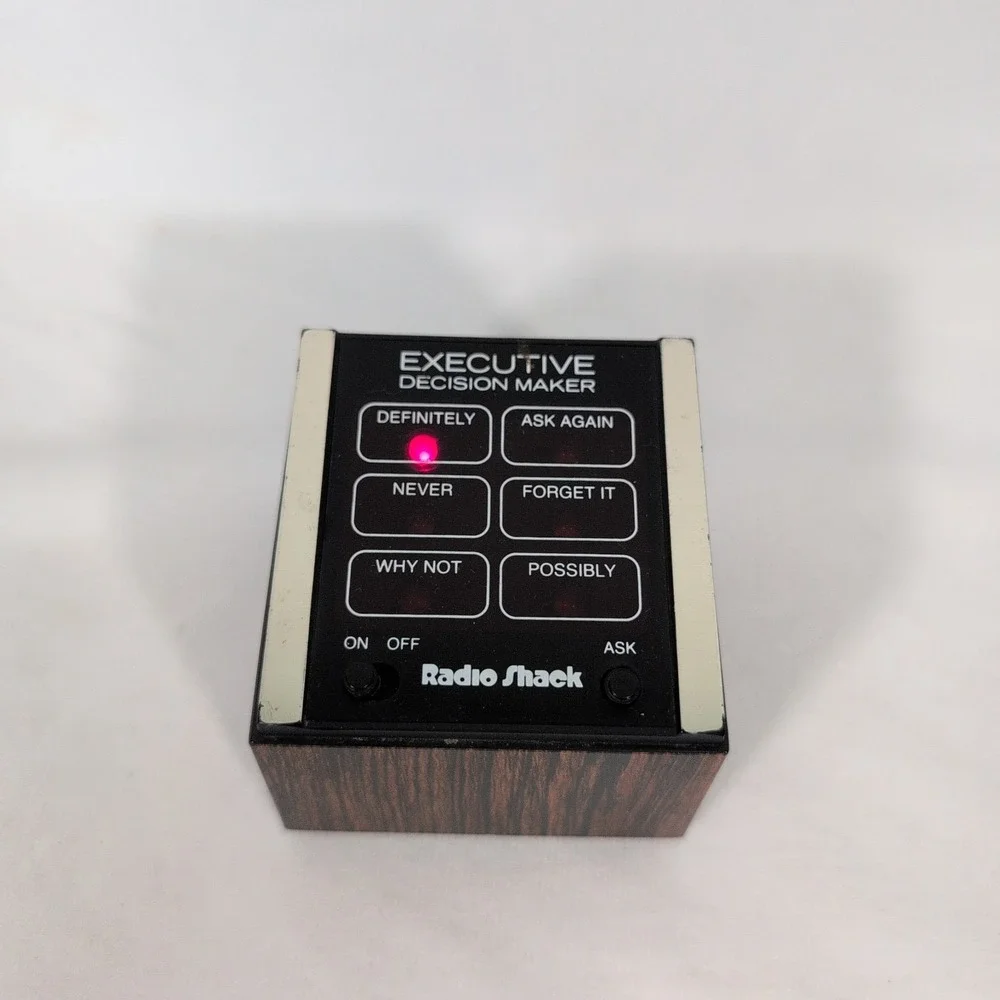 Tandy Executive Decision Maker #60-1008 Radio Shack 6 Answers Tested Works Vtg